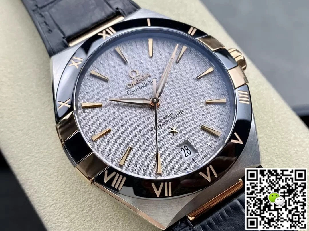 SBF Omega Constellation 131.23.41.21.06.001 VS Factory 1:1 Best Edition Replica Watch Leather Strap